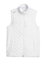 Puma White Frost Golf Quilted Womens Vest - Image 1 of 3
