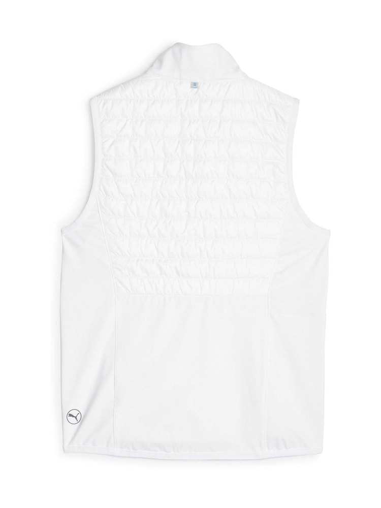 Puma White Frost Golf Quilted Womens Vest - Image 3 of 3