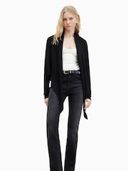 AllSaints Black Wasson Pirate Cardigan - Image 5 of 9