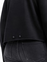 AllSaints Black Wasson Pirate Cardigan - Image 7 of 9
