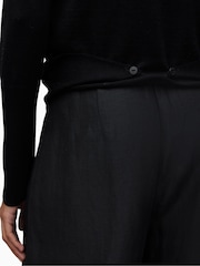AllSaints Black Wasson Pirate Cardigan - Image 8 of 9