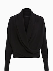 AllSaints Black Wasson Pirate Cardigan - Image 9 of 9