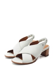 Moda in Pelle Prinia Cross-Over Low Block Elastic Sandals - Image 2 of 4