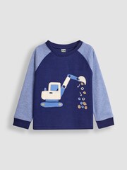 JoJo Maman Bébé Blue 2-Pack Cotton Pyjamas - Image 2 of 11