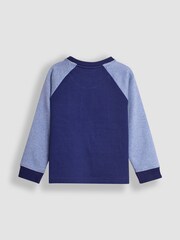 JoJo Maman Bébé Blue 2-Pack Cotton Pyjamas - Image 3 of 11