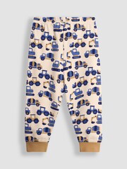 JoJo Maman Bébé Blue 2-Pack Cotton Pyjamas - Image 8 of 11