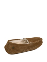 Just Sheepskin Brown Mens Harry Slippers - Image 4 of 5