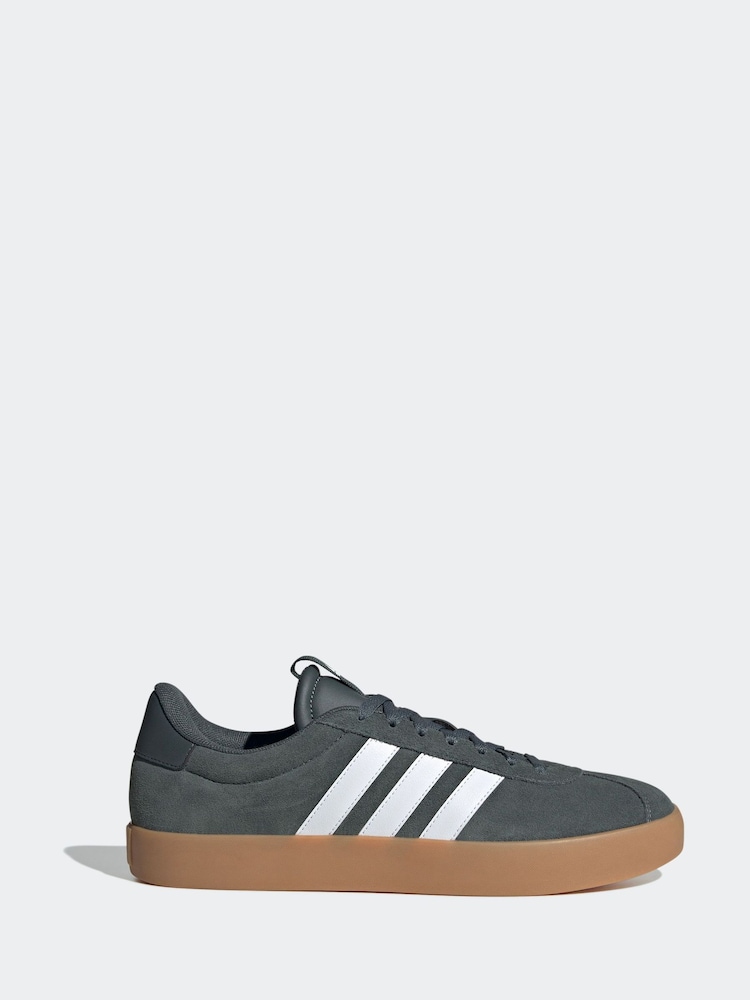 adidas Dark Green VL Court 3.0 Trainers - Image 1 of 9