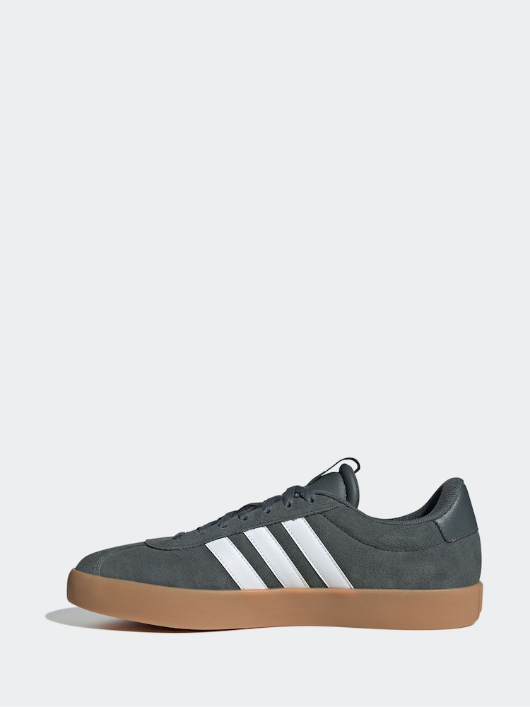 adidas Dark Green VL Court 3.0 Trainers - Image 2 of 9