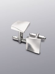 Charles Tyrwhitt Grey Square Cufflinks - Image 2 of 2