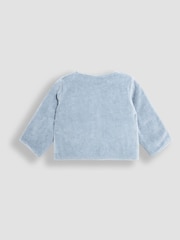 JoJo Maman Bébé Blue Baby Highland Cow Velour Set 3 Piece - Image 3 of 7