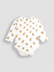 JoJo Maman Bébé Blue Baby Highland Cow Velour Set 3 Piece - Image 4 of 7
