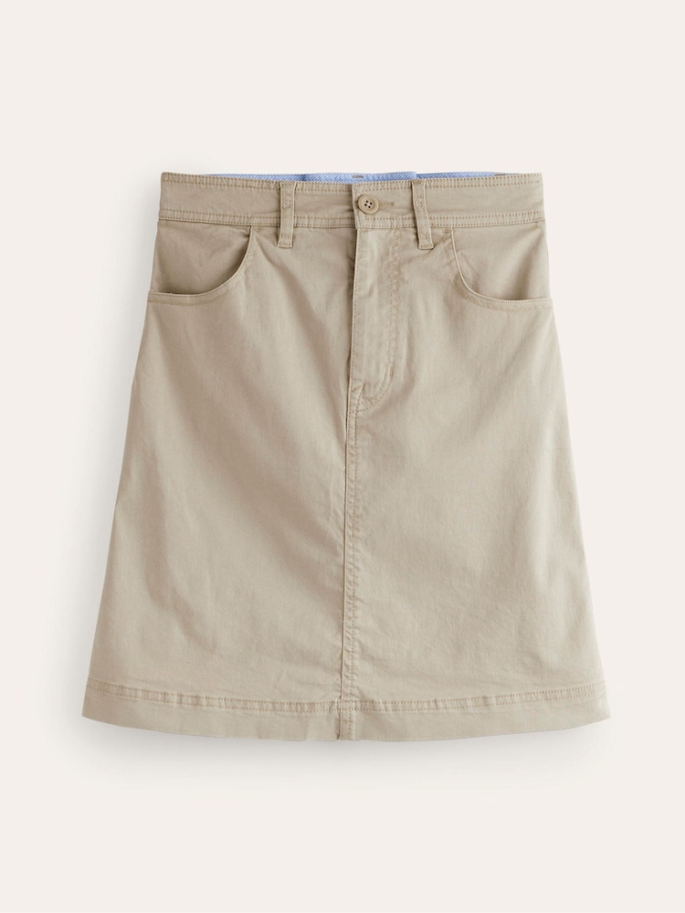Boden Natural Nell Chinos Mini Skirt - Image 5 of 5