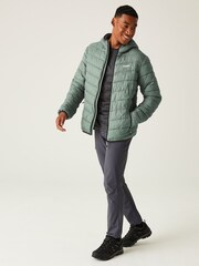 Regatta Green Hooded Hillpack II Lightweight Padded Jacket - Image 3 of 7