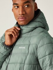 Regatta Green Hooded Hillpack II Lightweight Padded Jacket - Image 4 of 7