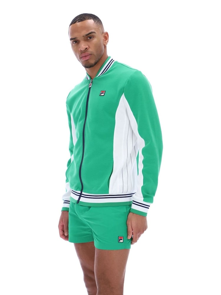 Fila Green Settanta Baseball Track Jacket - Image 3 of 3