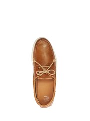 Dune London Natural Belongs Top Stitch Boat Shoes - Image 6 of 6