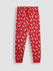 JoJo Maman Bébé Mens Reindeer Print Pyjamas Set - Image 4 de 5