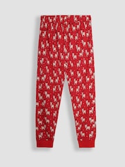 JoJo Maman Bébé Mens Reindeer Print Pyjamas Set - Image 5 de 5