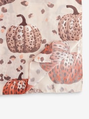 Leopard Print Pumpkin Lightweight Scarf - Image 5 of 6