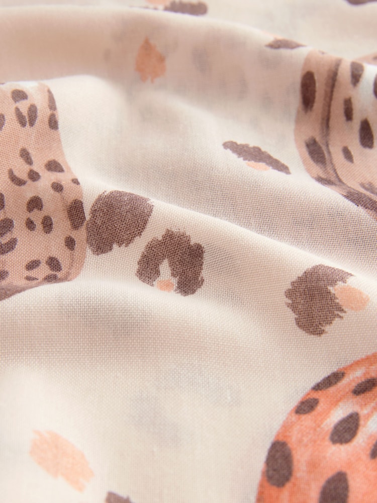 Leopard Print Pumpkin Lightweight Scarf - Image 6 of 6