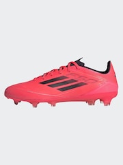 adidas Bright Red F50 Pro Firm Ground Football Boots - Image 4 of 10