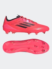 adidas Bright Red F50 Pro Firm Ground Football Boots - Image 5 of 10