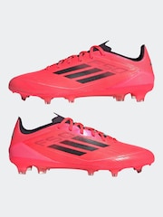 adidas Bright Red F50 Pro Firm Ground Football Boots - Image 6 of 10