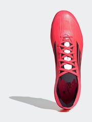 adidas Bright Red F50 Pro Firm Ground Football Boots - Image 7 of 10