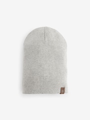 Grau/Marineblau - Beanie-Mützen aus 100 % Baumwolle im 2er-Pack (3M.–10J.) - Bild 4 von 5