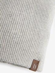 Grau/Marineblau - Beanie-Mützen aus 100 % Baumwolle im 2er-Pack (3M.–10J.) - Bild 5 von 5