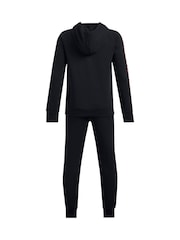 Under Armour Black Rival Fleece Tracksuit - Image 2 of 3