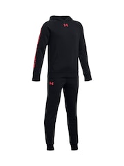 Under Armour Black Rival Fleece Tracksuit - Image 3 of 3