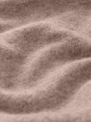 Neutral High Neck Long Sleeve Maxi Knitted Jumper Dress - Image 6 of 7