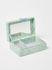 Oliver Bonas Green Natura Jewellery Box Medium - Image 2 of 4