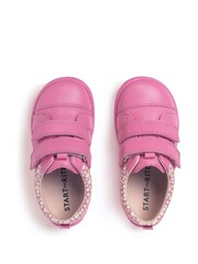 Start Rite Pink Playhouse Leather Rip Tape Trainers Shoes - Image 5 of 6