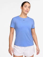 Nike Blue One Classic Dri-FIT Short Sleeve Top - Image 1 of 3