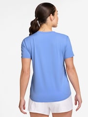 Nike Blue One Classic Dri-FIT Short Sleeve Top - Image 2 of 3