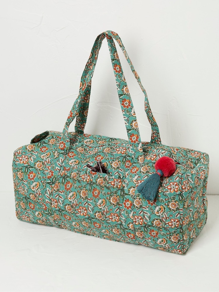 FatFace Rubi Green Weekender Bag - Image 1 of 2