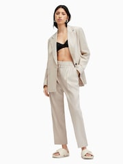 AllSaints Brown Whitney Blazer - Image 4 of 8