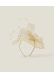 Accessorize Natural Emily Crin Fascinator Hat - Image 2 of 3