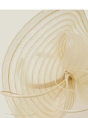 Accessorize Natural Emily Crin Fascinator Hat - Image 3 of 3