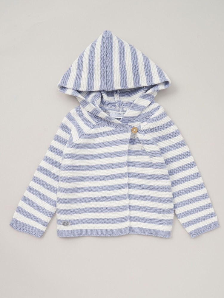 Rock-A-Bye Baby Boutique Knit 100% Cotton Cardigan and Trousers Outfit Set - Image 2 of 4