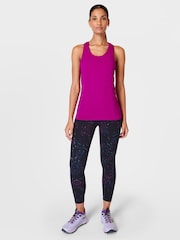 Schwarz/Pinselstrich-Blumenmuster - Sweaty Betty Power Workout-Leggings - Bild 4 von 9