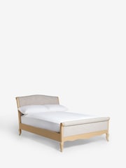 Chunky Weave Dove Grey With Footend Josie Bed Frame - Image 5 of 6