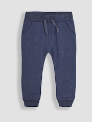 Navy Blue & Denim Blue - JoJo Maman Bébé 2-Pack Joggers with Turn Up Cuff - Bild 4 von 5
