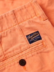 Superdry Orange Officer Chino Shorts - Image 6 of 7