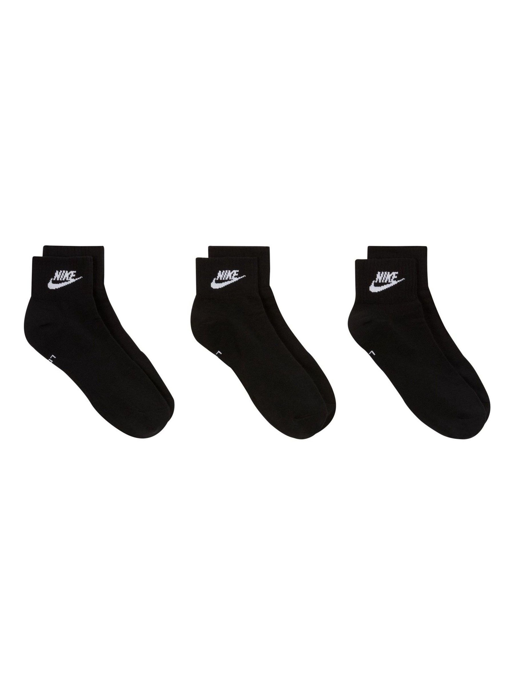black quarter nike socks