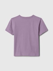 Gap Purple Graphic Short Sleeve T-Shirt (Newborn-5yrs) - Image 2 of 3
