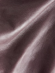 Burgundy Red Premium Genuine Leather Biker Jacket - Image 8 of 8